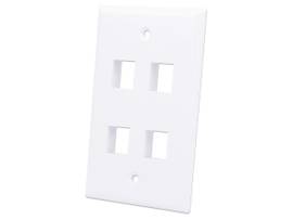 FLUSH MOUNT 4-OUTLET WHITE