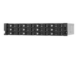 QNAP 12-BAY 2U RACKMOUNT PCIE INTERFACE SATA JBOD EXPANSION ENCLOSURE, 2.53.5 SATA 6GBPS DRIVES, 2 PORTS (SFF-8644 1X2), SHORT DEPTH 14.59-INCH