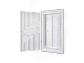 STARTECH 28-INCH WALL-MOUNT MEDIA ENCLOSURE, CABLE MANAGEMENT BOX FOR NETWORK DISTRIBUTION, STRUCTURED MEDIA ENCLOSURE, MOUNTING FIXTURES AND MODULES