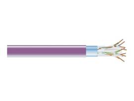 CAT6 400-MHz Shielded Solid Bulk Cable F/UTP Plenum 1000-ft. 304.8-m Violet