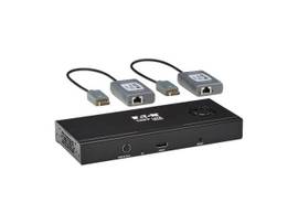 TRIPPLITE DISPLAYPORT TO DISPLAYPORT SPLITTER/EXTENDER KIT OVER CAT6, 2-PORT MST HUB, 8K/4K 60 HZ