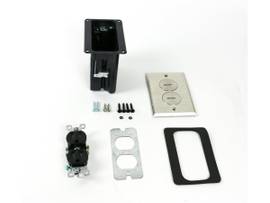 LEGRAND-WIREMOLD 1-GANG 15A DUPLEX NICKEL