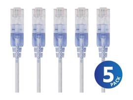MONOPRICE 5-PACK_ SLIMRUN CAT6A ETHERNET NETWORK P