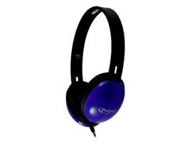 VCOM HAMILTONBUHL PRIMO STEREO HEADPHONES BLUE - 100 PACK