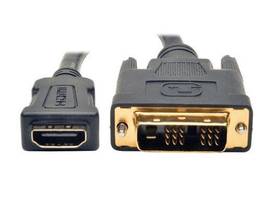 Tripp Lite series HDMI to DVI-D Adapter Cable (F/M), 8 in. (20.3 cm)