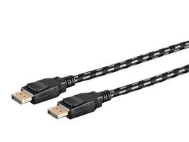 AV Cable - DisplayPort Left Connector - Male Left Gender - DisplayPort Right Con