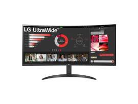 LG 34IN 34WR50QK-B 3440X1440 VA ULTRAWIDE CURVED MONITOR, HDR10