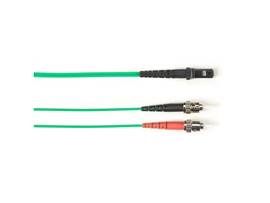 BLACK BOX CORP 62.5 MM FO PATCH CABLE DUPLX, PVC, GN, STMT