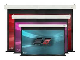 ELITE PROAV SAKER PLUS 200INCH DIAG 16 9 LARGE ELECTRIC MOTORIZED DROP DOWN PROJECTION SCREEN SK200XHW2