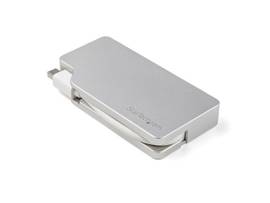Keep this aluminum adapter with your laptop while traveling to connect to virtua