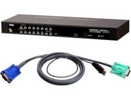 16-PORT KVM W/16 USB CABLES