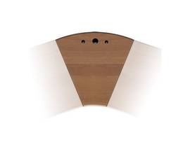MILESTONE CNSL FURNITURE LCD 45D WDG TOP ONLY HNMP