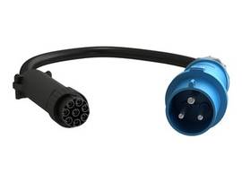VERTIV FSC1U001 - FACILITY SIDE CABLE, 30/32A, 230V, 7.3KW, 10FT / 3M WITH IEC 2P+E (IP44) AND UNIVERSAL CONNECTOR.