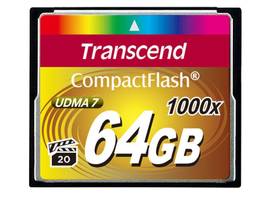 TRANSCEND 64G CF CRD (1000X, TYPE I )