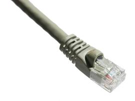 AXIOM 14FT CAT6A 650MHZ PATCH CABLE MOLDED BOOT (GRAY)