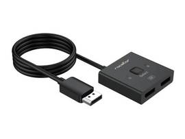 ROCSTOR PREMIUM 2X1 8K/4K DISPLAYPORT 1.4 BI-DIR
