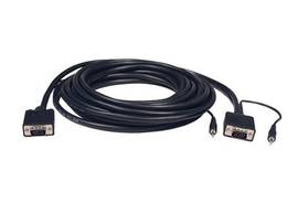 VGA Coax Monitor Cable with Audio, High Resolution Cable with RGB Coax (HD15 and