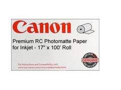 CANON PREM RC PHT MATTE 255GSM 17X100FT ROLL