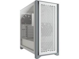 CORSAIR 4000D AIRFLOW TMP GLSS MID-TOWER ATX WHT