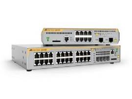 ALLIED L2+ GIGA SWITCH, 24X 10/100/1000-T, 2X SFP PORTS AND SINGLE FIXED PSU, US POWER CORD.