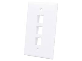 FLUSH MOUNT 3-OUTLET WHITE