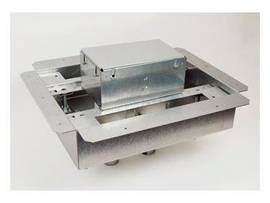 LEGRAND-WIREMOLD 2GANG FLUSH FC FLR BX W/ 2 FEEDS