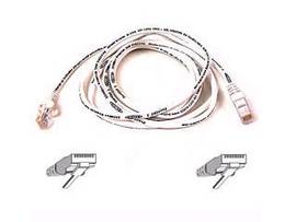 BELKIN CAT5E SNGLSS PATCH CBL RJ45M/RJ45M 1 WHT