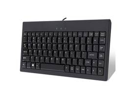 BLACK USB-PS/2COMBO MINI KYBD LEDCAP NUM