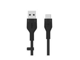 BELKIN USB-A TO USB-C, SILICONE, 2M, BLK