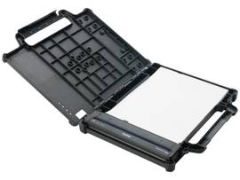 POCKETJET RUGGED MOUNTABLE CARRYING CASE FOR USE WITH FANFOLDED PAPER. INCLUDES A HARD POLYCARBONATE SHELL, FLAT SIGNING SURFACE WITH DOCUMENT HOLDING