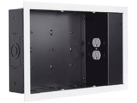 LEGRAND-CHIEF IN-WALL SMALL WHT - W/ SURGEX 1 OUTLET