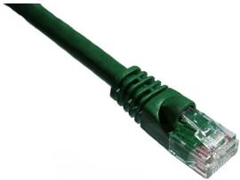AXIOM 75FT CAT6A 650MHZ PATCH CABLE MOLDED BOOT (GREEN)