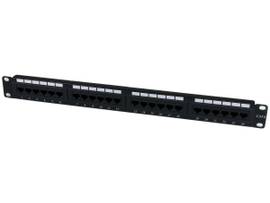 24 PORT 1U RACKMOUNT CAT6 PATCH PANEL