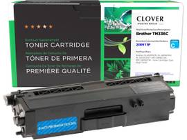 CLOVER IMAGING REMANUFACTURED HIGH YIELD CYAN TONER CARTRIDGE FOR BROTHER TN336