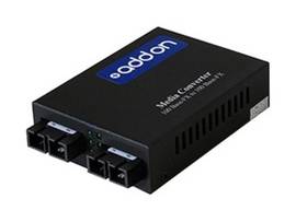 This is a media converter that converts a 100Base-FX(SC) to 100Base-LX(SC), prov