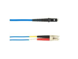 BLACK BOX CORP 62.5 MM FO PATCH CABLE DUPLX, PLENUM, BLUE, LCMT