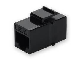 ADD-ON ADD ON RJ-45 F/F CAT5E BLACK CU CONNECTORS