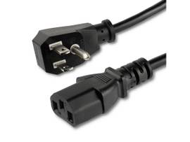 10FT POWER CORD, FLAT 5-15P TO C13 CABLE