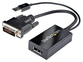 Use this DVI to DisplayPort converter to connect your DVI computer to a DP monit