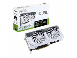 ASUS GEFORCE DUAL-RTX4070S-O12G-WHITE OC 12GB GDDR6X 2550 MHZ 192 BIT