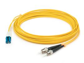 AddOn 410m ALC (Male) to ST (Male) Yellow OS2 Duplex Riser Fiber Patch Cable