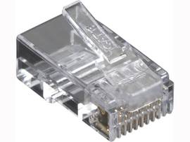 BLACK BOX CORP CAT6 MOD PLUG UNSHLD 100 PACK