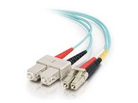 LEGRAND-ORTRONICS 3M LC-SC 10G OM3 DPX MM TAA FIBER-AQUA
