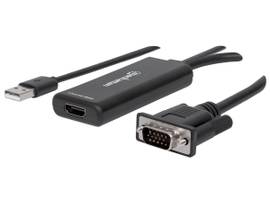 VGA AND USB TO HDMI CONVERTER