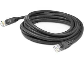 ADD-ON 35FT RJ-45 M/M CAT6 BLACK CU PATCH CBL