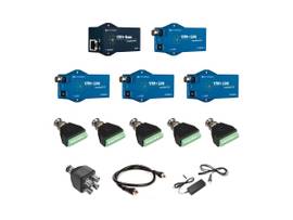 PHYBRIDGE INC 1701+ KIT4H (EOC/UTP): 1 1701+ BASE, 4 1701+ LINK (50 WATTS), 1 NV-PS55-110W, 5 NV-BNCA, 1 NV-EC4BNC, 1 2 COAX CABLE- 5Y