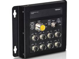 TRENDNET 8-PORT INDUSTRIAL EN50155 M12 GIGABIT POE+ RAILWAY SWITCH