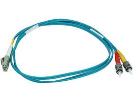 MONOPRICE FIBER OPTIC CABLE - LC TO ST_ OM3_ 50/12