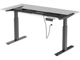 MONOPRICE HEIGHT ADJUSTABLE DUAL MOTOR EASY ASSEMBLY FOLD-OUT SIT-STAND DESK FRAME