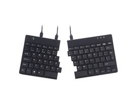 SPLIT ERGO KEYBOARD, WIRED, BLACK
